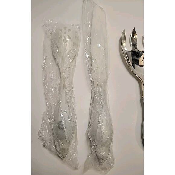 GODINGERS Silver Plated Serve Ware Porcelain Handles 4 Pcs (New Unopened 2 Pcs) - Picture 4 of 8